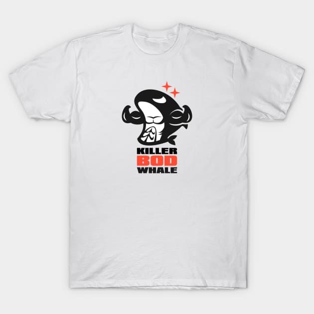 Killer Bod Whale T-Shirt by Johnitees